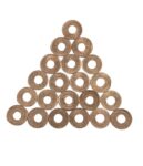 Copper Coins | Tambe Ke Sikkey with Hole for Puja (21 Pcs)