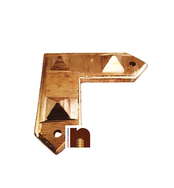 Copper Vastu L Shape Pyramid Strip 3pyramid 3 wm