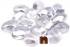 Original & Natural Clear Crystal | Sphatik Tumble Stones | Chakra Healing Stones (100 Grams Approx)