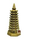Feng Shui Educational Tower in Polyresin (Oxidized Golden) (9 Layer) (1 Pc)