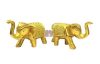 Elephant Showpiece in Pure Brass for Home Decor (7 Cms) (1 Pair)
