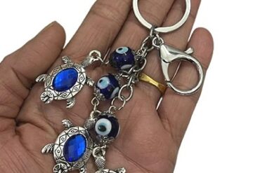 Feng Shui Evil Eye Key Chain (Turtle Design) (2 Pcs)