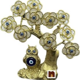 Evil Eye Tree with Owl for Vastu & Feng Shui (27 Cms Approx) (1 Pc)