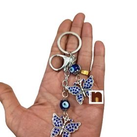Feng Shui Evil Eye key chain (Butterfly Design) (2 Pcs)