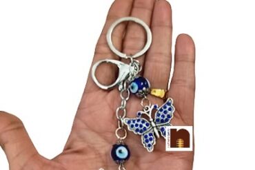Feng Shui Evil Eye key chain (Butterfly Design) (2 Pcs)