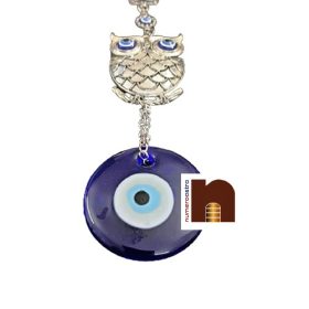 Feng Shui Hanging Evil Eye for Good Luck for Homes, Offices & Showrooms (Owl) (18 Cms) (1 Pc)