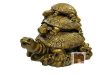 Feng Shui Triple Tortoise Family Showpiece in Polyresin (10 Cms) (1 Pc)