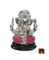 Lord Ganesha Idol | Ganesh Ji Idol Silver Plated in Resin (6 Cms) (1 Pc)