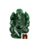Beautifully Handcrafted Original Margaj | Green Jade Stone Lord Ganesha | Ganpati Idol (80-90 Gms Approx) (1 Pc)