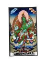 Magnetic Sticker in Rubber for Home Decoration | Fridge Etc (Green Tara) (9 Cms) (1 Pc)