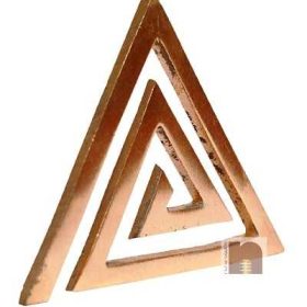 Vastu Helix in Pure Copper for South - East, Main Door Entrance, Bedroom, Kitchen Vastu Correction & Positive Energy (11 Cms) (1 Pc)