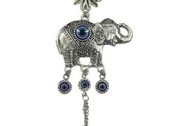 Evil Eye Hanging for Home Protection & Good Luck (Elephant) (22 Cms) (1 Pc)