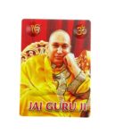 3D Magnetic Sticker | Jai Guru Ji in Polyresin for Home Decoration | Fridge Etc (9.5 Cms) (1 Pc)