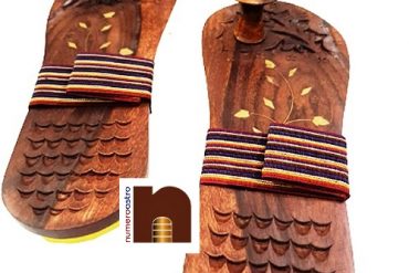 Wooden Charan Paduka | Khadau | Slipper for Wearing (10.5 Inches Approx) (1 Set)