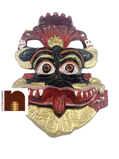 Kirtimukha in Aluminium with Lord Ganesha wm