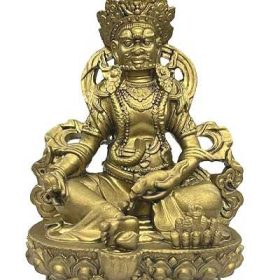 Lord Kuber Idol in Resin for Wealth, Prosperity & Good Fortune (12 Cms Approx) (1 Pc)