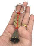 Lucky Coins Key Chain | Lucky Bell Key Chain | Good Luck Tibetan Bell Key Chain (2 Pcs)