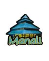 Magnetic Sticker in MDF Wood for Home Decoration | Fridge Etc (Manali) (9 Cms) (1 Pc)