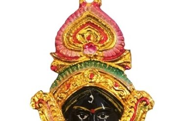 Goddess MahaKali Face Wall Hanging (10 Cms) ( Small) (1 Pc)