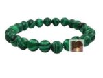 Malachite Bracelet | Crystal Bracelet For Men & Women (8 MM Beads) (1 Pc)