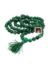 Malachite Mala | Necklace For Men & Women (Hand Knotted) (8 MM Beads) (1 Pc)