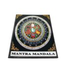 Magnetic Sticker in Rubber for Home Decoration | Fridge Etc (Mantra Mandala) (9 Cms) (1 Pc)