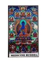 Magnetic Sticker in Rubber for Home Decoration & Fridge Etc (Medicine Buddha) (9 Cms) (1 Pc)