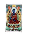 Magnetic Sticker in Rubber for Home Decoration | Fridge Etc (Medicine Buddha) (9 Cms) (1 Pc)