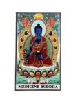 Magnetic Sticker in Rubber for Home Decoration | Fridge Etc (Medicine Buddha) (9 Cms) (1 Pc)