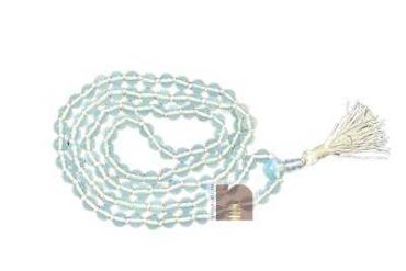 Moonstone Mala | Necklace For Men & Women (Hand Knotted) (6 MM Beads) (1 Pc)