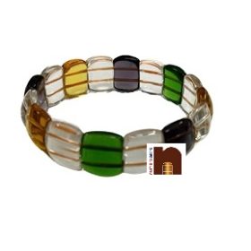 Natural & Original Chakra Stone Crystal Bracelet (Stretchable) For Men & Women (1 Pc)