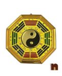Bagua | Pakua Mirror | Yin Yang Pakua Mirror in Metal for Protection & Positive Energy (6 Inches) (1 Pc)