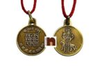 Shri Rahu Yantra Locket | Pendant In Pure Brass (Oxidized Finish) (7 Grams Approx) (1 Pc)