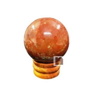 Red Jasper Ball | Sphere Ball | Crystal Ball for Reiki & Crystal Healing (350-400 Grams Approx) (1 Pc)