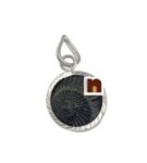 Shaligram Pendant | Chakra Pendant | Natural & Original Shaligram Pendant For Men & Women (1 Pc)