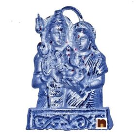 Shiv Parivar In White Metal (32 Cms) (1 Pc)