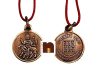 Shri Katyayani Yantra Locket | Pendant In Pure Copper (Oxidized Finish) For Men & Women (6 Grams Approx) (1 Pc)