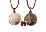 Shri Saraswati Yantra Pendant In Pure Copper For Men & Women (6 Grams Approx) (1 Pc)