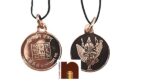 Shri Shani Yantra Pendant In Pure Copper For Men & Women (6 Grams Approx) (1 Pc)