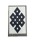 Magnetic Sticker in Rubber for Home Decoration | Fridge Etc (The Endless Knot) (9 Cms) (1 Pc)