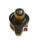 Natural & Original Tiger's Eye Gemstone Shivling for Puja (25-30 Grams Approx) (1 Pc)