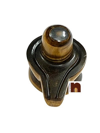 Tiger's Eye Gemstone Shivling 1WM