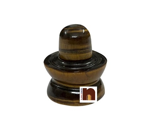 Tiger's Eye Gemstone Shivling 4WM
