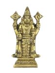Tirupati Balaji | Sri Venkateswara Idol in Pure Brass (10 Cms) (1 Pc)