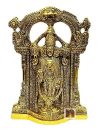 Tirupati Balaji | Sri Venkateswara Idol in Gold Plated White Metal (Oxidized) (1 Pc)