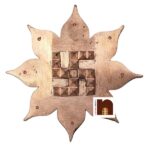 Vastu Lotus Swatik With 16 Pyramids in Pure Copper For Vastu Correction & Positive Energy (14 Cms) (1 Pc)
