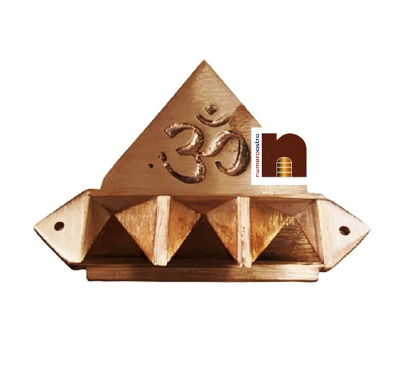 Vastu Om Pyramid Wall Hanging 10cm wm
