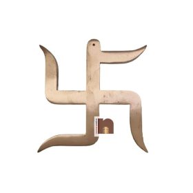 Vastu Swastik Wall Hanging in Pure Copper for Vastu Correction & Positive Energy (8 Cms) (1 Pc)