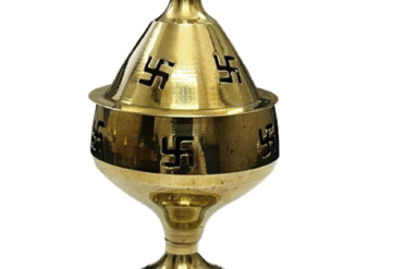 Akhand Diya for Puja in Brass (11 Cms) (1 Pc)