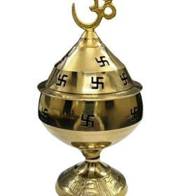 Akhand Diya for Puja in Brass (14 Cms) (1 Pc)